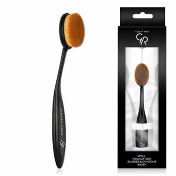 Picture of GOLDEN ROSE OVAL FOUNDATION BLUSHER & CONTOUR BRUSH